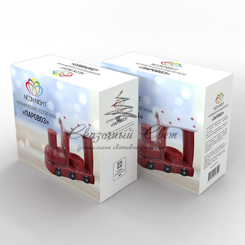 Керамический подсвечник «Паровоз» 17.1х7.1х14.7 см - Image 3