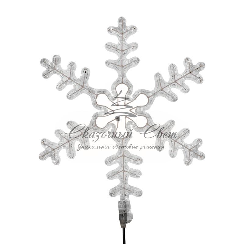 Фигура "Большая Снежинка" цвет ТЕПЛЫЙ БЕЛЫЙ, размер 95*95 см NEON-NIGHT - Image 3
