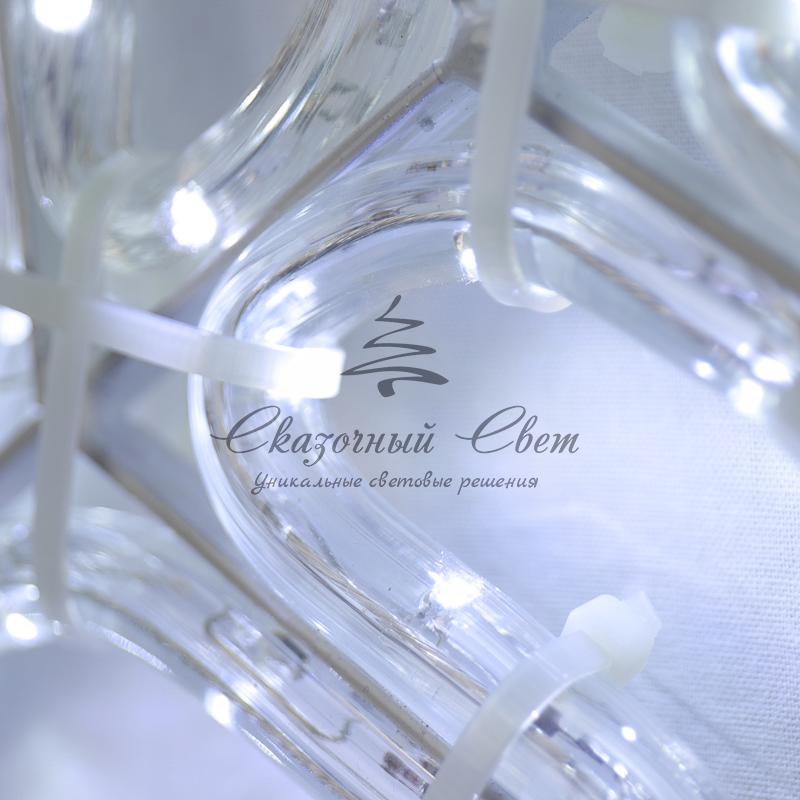 Фигура световая "Снежинка" цвет белый, размер 55*55 см, мерцающая NEON-NIGHT - Image 3