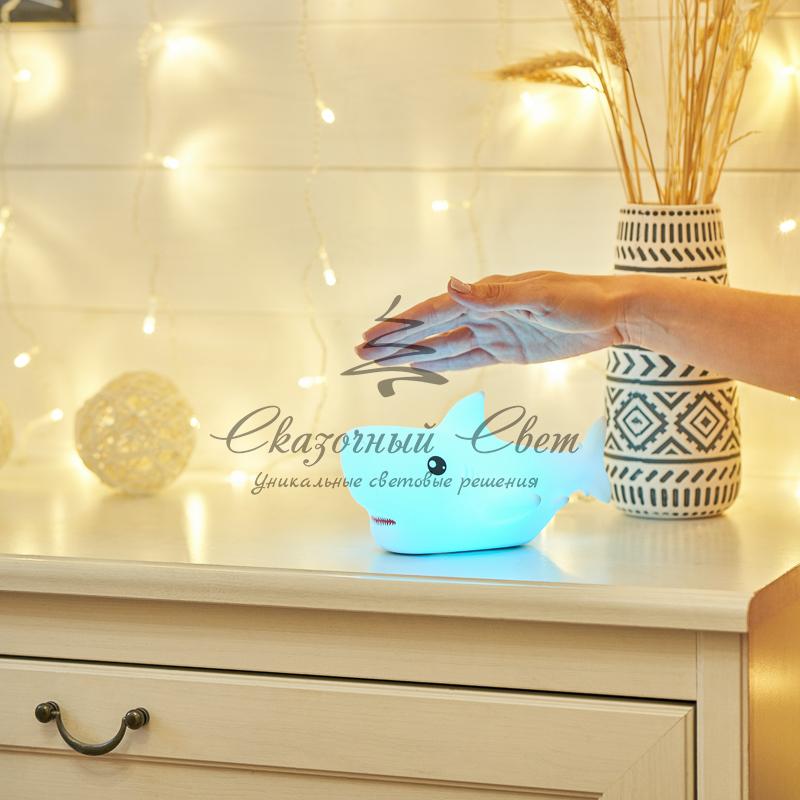 Силиконовый ночник «Шарк» - Image 3