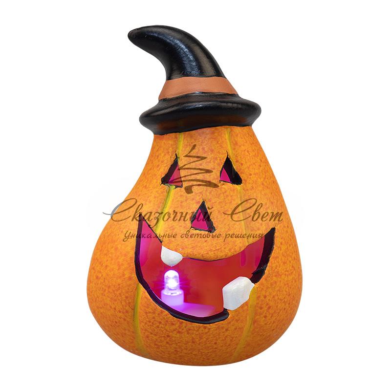 Керамическая фигурка «Тыква в шляпе» 7.1х6.7х10.8 см - Image 3