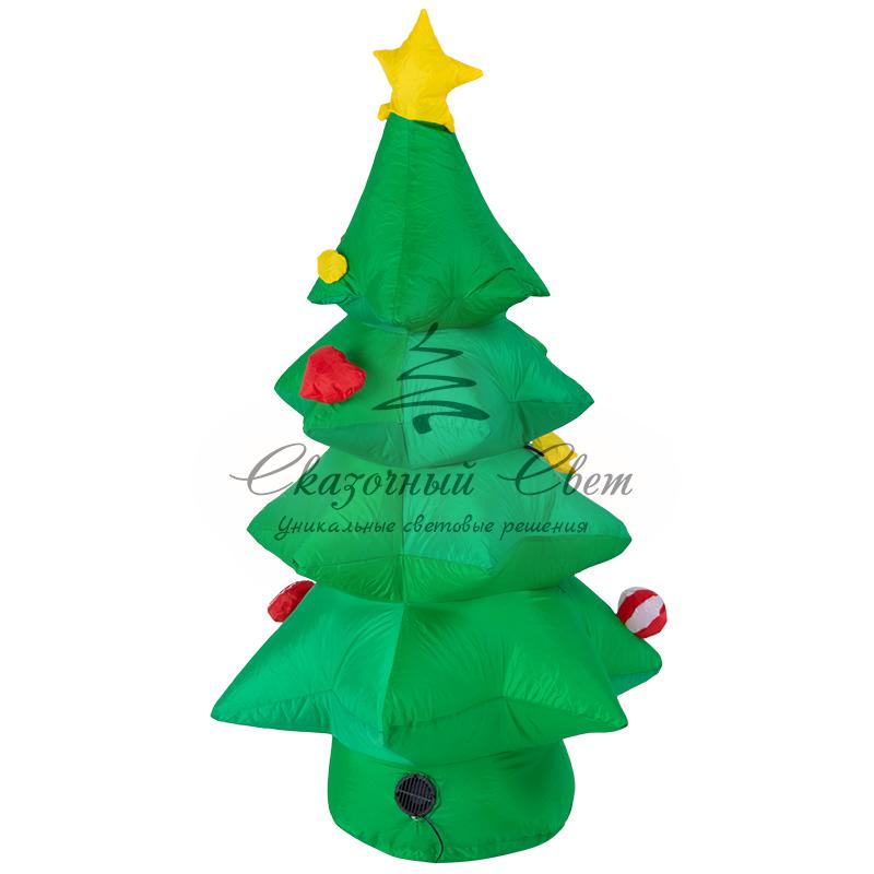 3D фигура надувная "Ель праздничная", размер 120 см, внутренняя подсветка 3 LED, компрессор с адаптером 12В, IP 65 NEON-NIGHT - Image 3