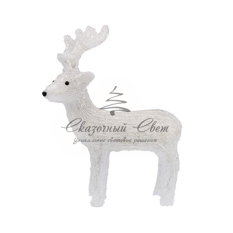 Акриловая светодиодная фигура "Северный олень" 45 см, 100 светодиодов, IP65, понижающий трансформатор в комплекте, NEON-NIGHT - Image 3