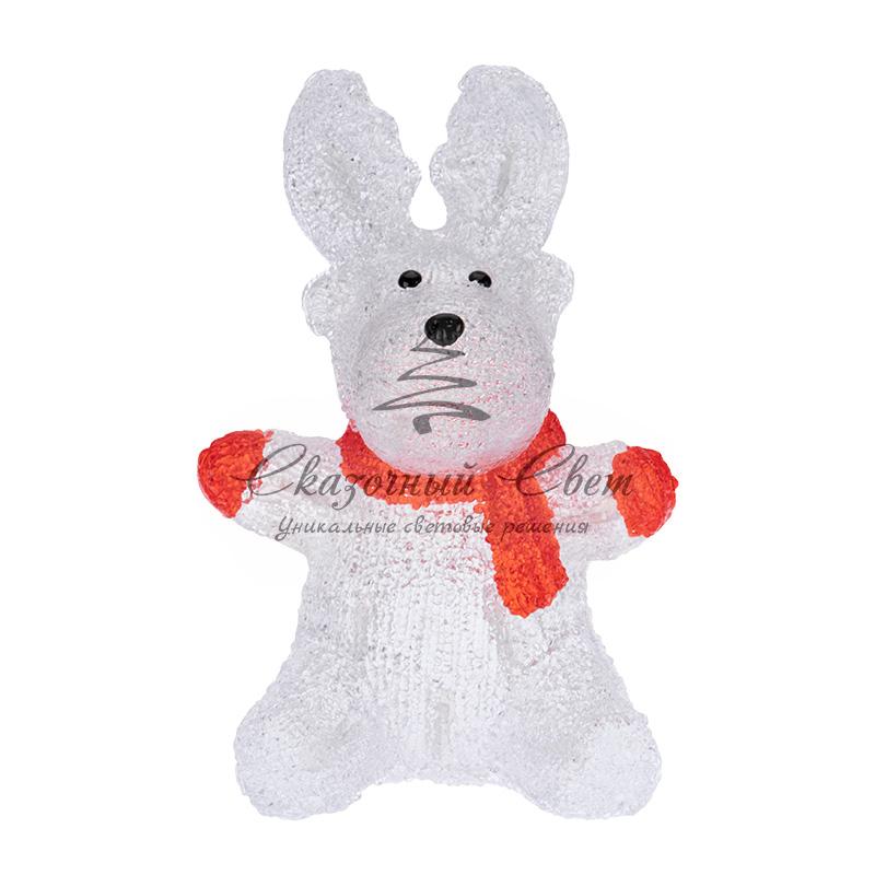 Акриловая светодиодная фигура «Олененок в шарфе» 20х17х30 см, 24 светодиода, батарейки 2хAA (не входят в комплект) NEON-NIGHT - Image 3