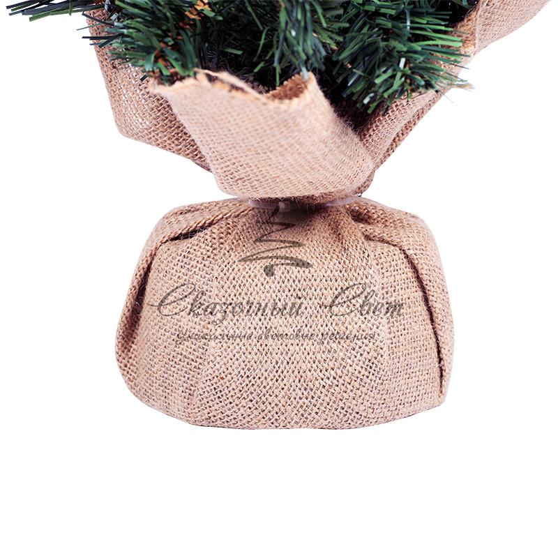 Елочка 60см в плетеном мешочке, ПВХ - Image 3