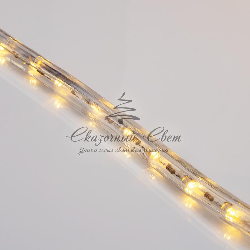 Дюралайт LED, эффект мерцания (2W) - ТЕПЛЫЙ БЕЛЫЙ Эконом 24 LED/м , бухта 100м - Image 4