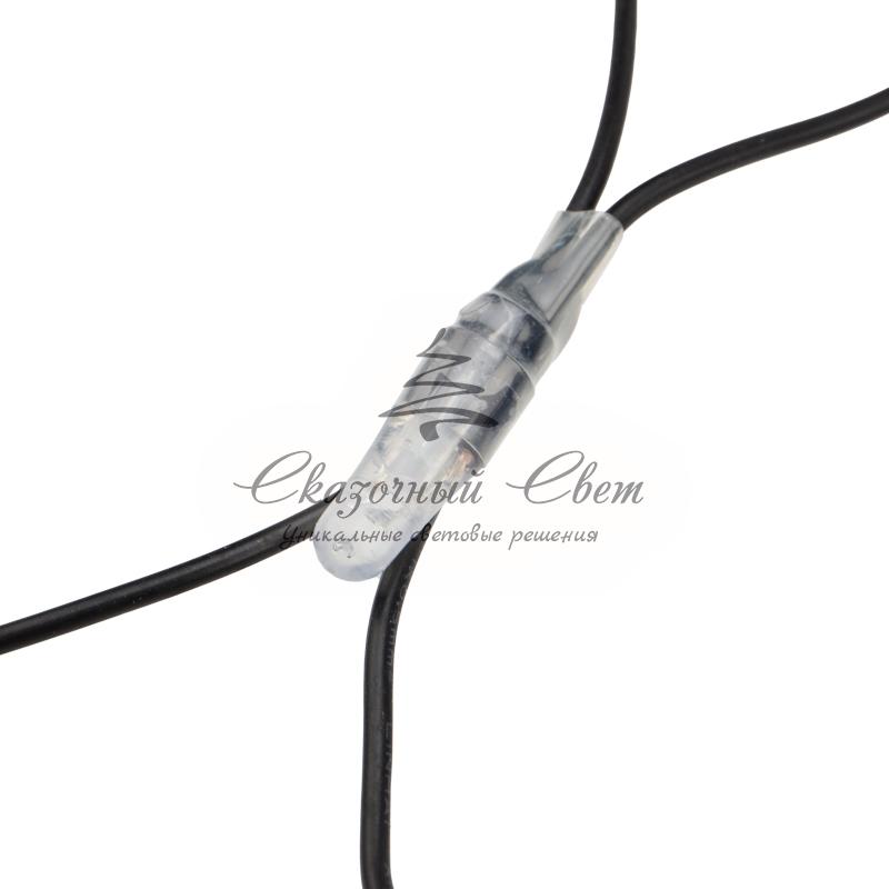 Гирлянда "Сеть" 2х1,5м, черный ПВХ, 240 LED Мультиколор - Image 4