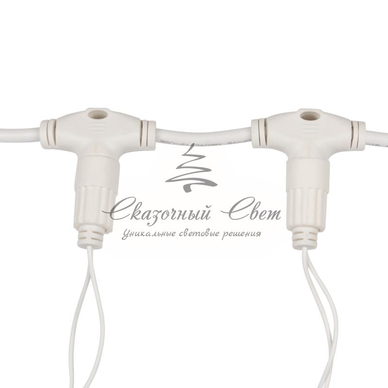 Гирлянда "Светодиодный Дождь" 2х1,5м, постоянное свечение, белый провод, 230 В, диоды КРАСНЫЕ - Image 4