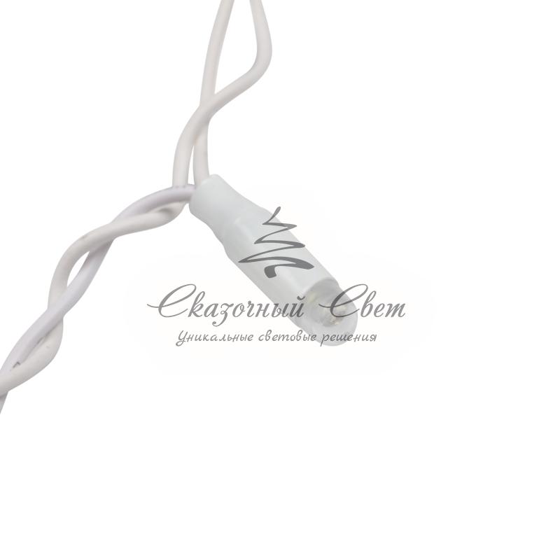 Гирлянда "Светодиодный Дождь" 2х1,5м, эффект мерцания, белый провод, 230 В, диоды БЕЛЫЕ - Image 4