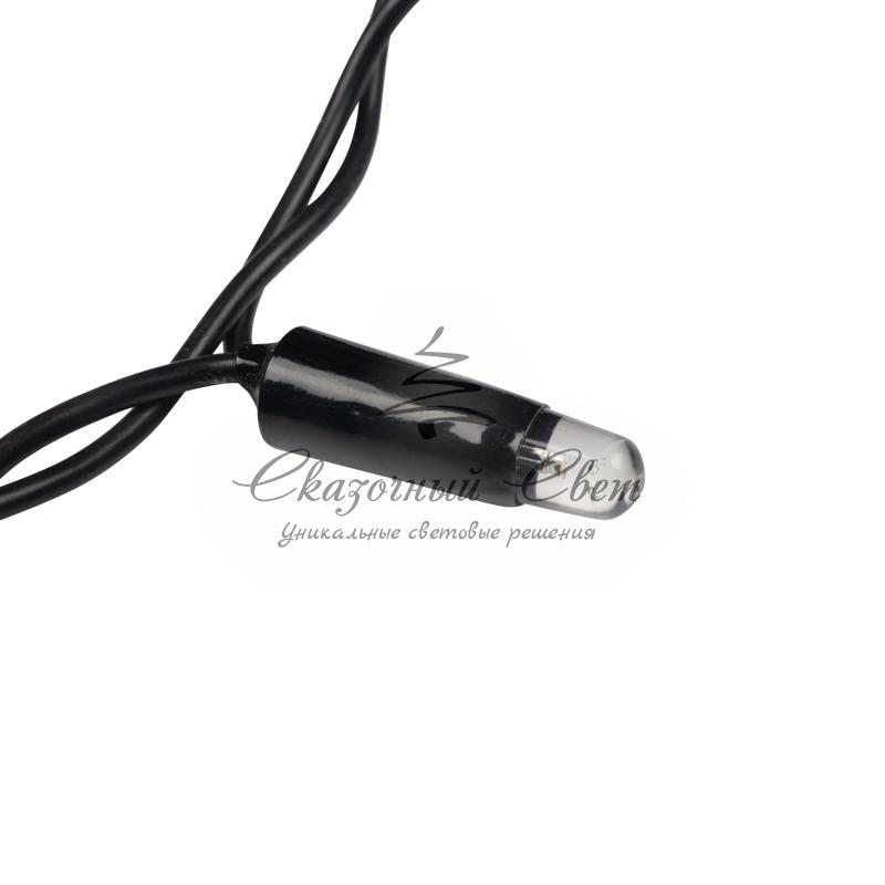 Гирлянда "Светодиодный Дождь" 2х1,5м, эффект мерцания, черный провод, 230 В, диоды БЕЛЫЕ - Image 4