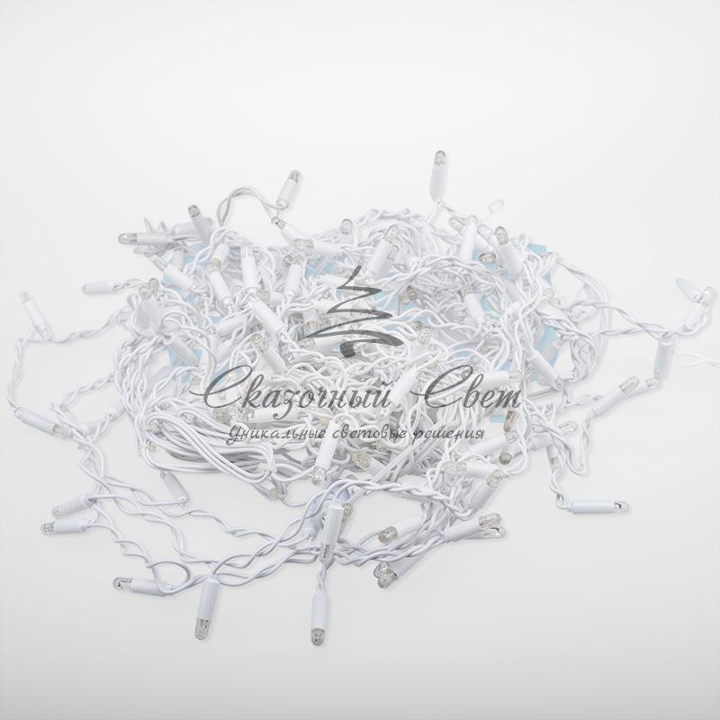 Гирлянда Айсикл (бахрома) светодиодный, 2,4х0,6м, эффект мерцания, белый провод, 230 В, диоды СИНИЕ, 88 LED NEON-NIGHT - Image 4