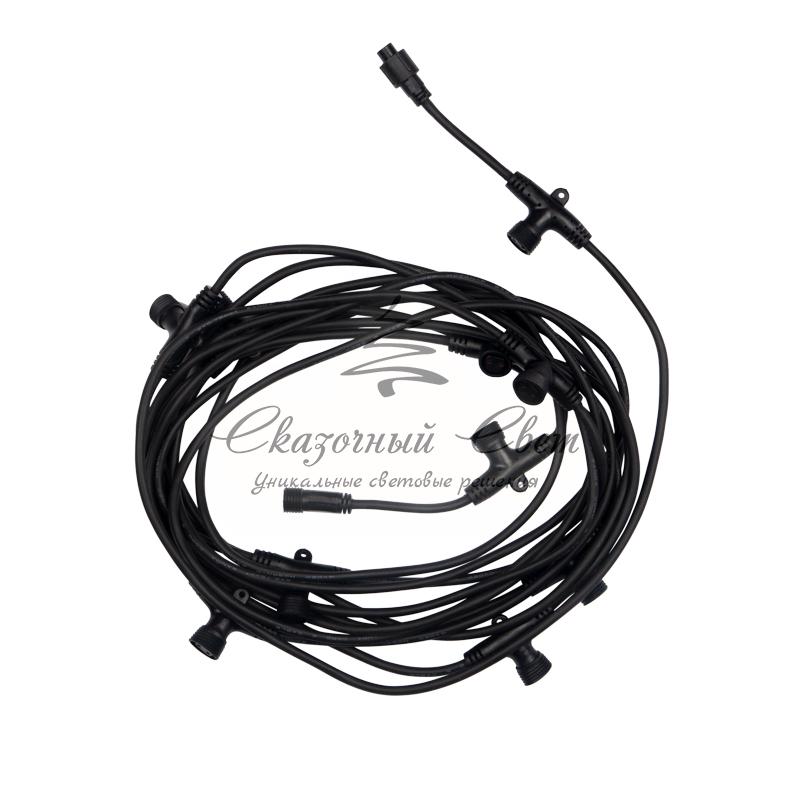 Гирлянда «Тающие сосульки» 24 В, комплект 10 шт. х 30 см, шаг 100 см, 420 LED, белый, соединяются - Image 4