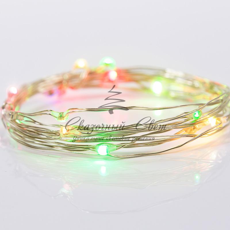 Гирлянда "Роса", 2 м, 20 диодов, цвет RGB - Image 4