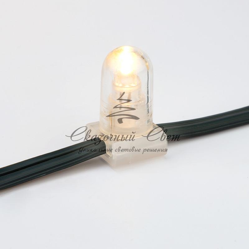 Гирлянда "LED ClipLight" 12V 150 мм, цвет диодов ТЕПЛЫЙ БЕЛЫЙ - Image 4