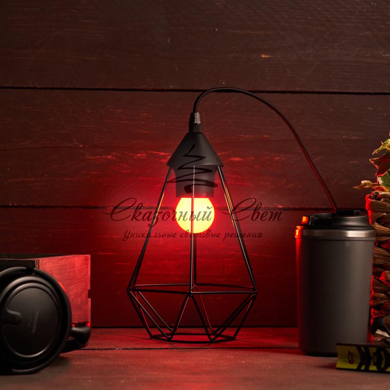 Лампа накаливания e27 10 Вт красная колба - Image 4