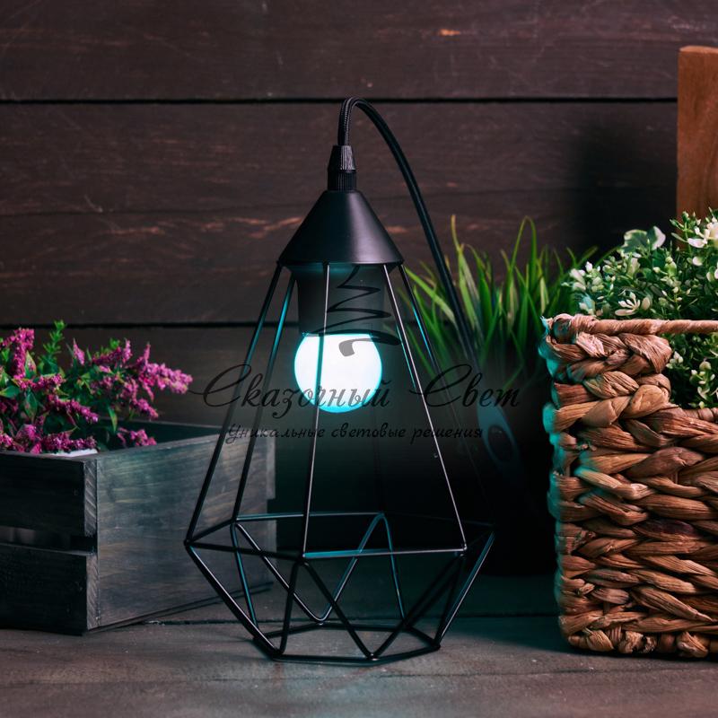 Лампа накаливания e27 10 Вт синяя колба - Image 4