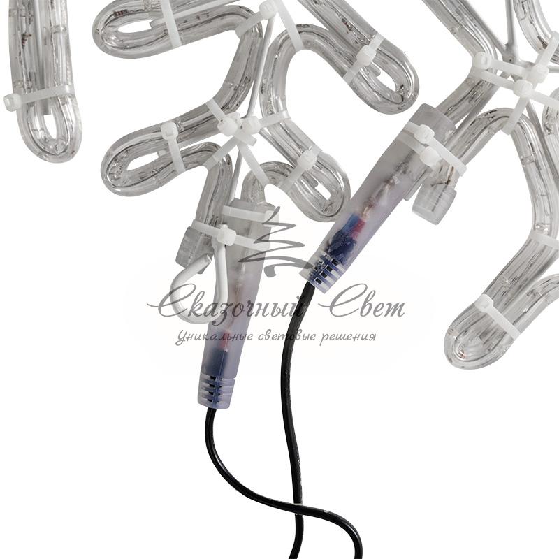 Фигура световая "Снежинка" цвет белая/синяя, размер 60*60 см, с контроллером NEON-NIGHT - Image 4