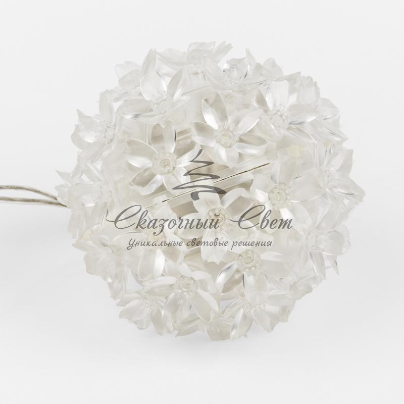 Шар светодиодный 230V, диаметр 12 см, 50 светодиодов, цвет синий - Image 4