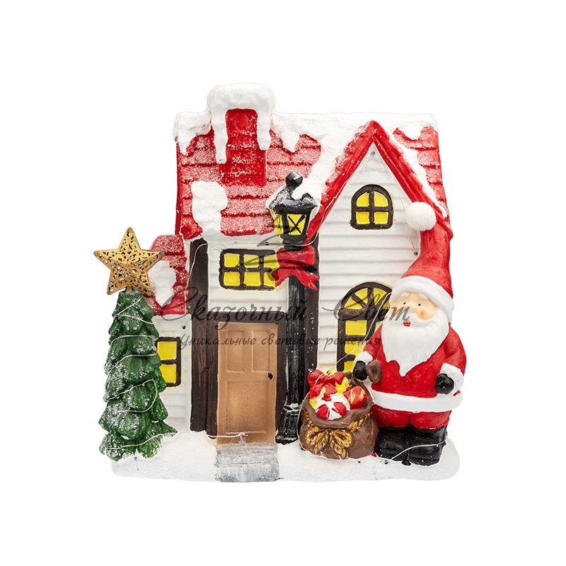 Керамическая фигурка «Рождественский дом» 37.5х20х42.5 см - Image 4