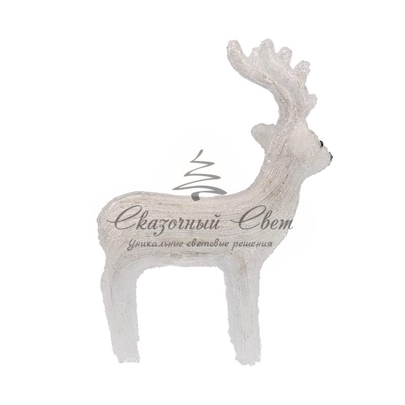 Акриловая светодиодная фигура "Северный олень" 45 см, 100 светодиодов, IP65, понижающий трансформатор в комплекте, NEON-NIGHT - Image 4