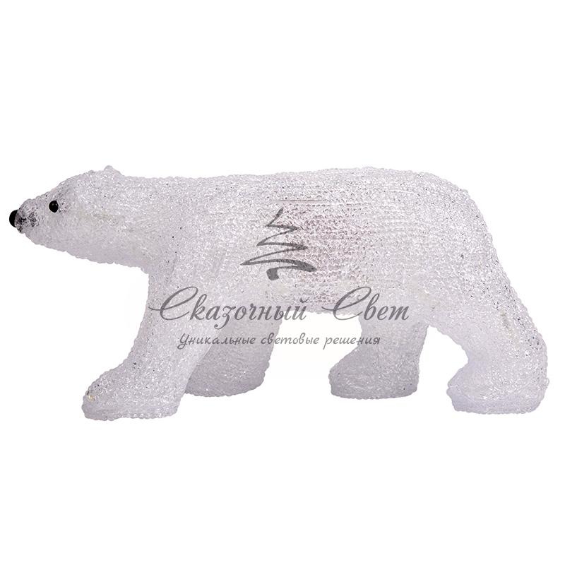 Акриловая светодиодная фигура "Медведь" 34,5х12х17 см, 4,5 В, 3 батарейки AA (не входят в комплект), 24 светодиода, NEON-NIGHT - Image 4