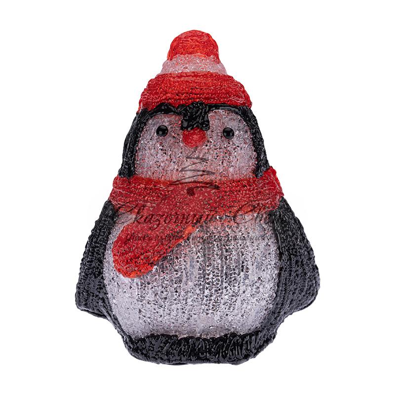 Акриловая светодиодная фигура «Пингвиненок» 19х14,5х25 см, 20 светодиодов, батарейки 2хAA (не входят в комплект) NEON-NIGHT - Image 4