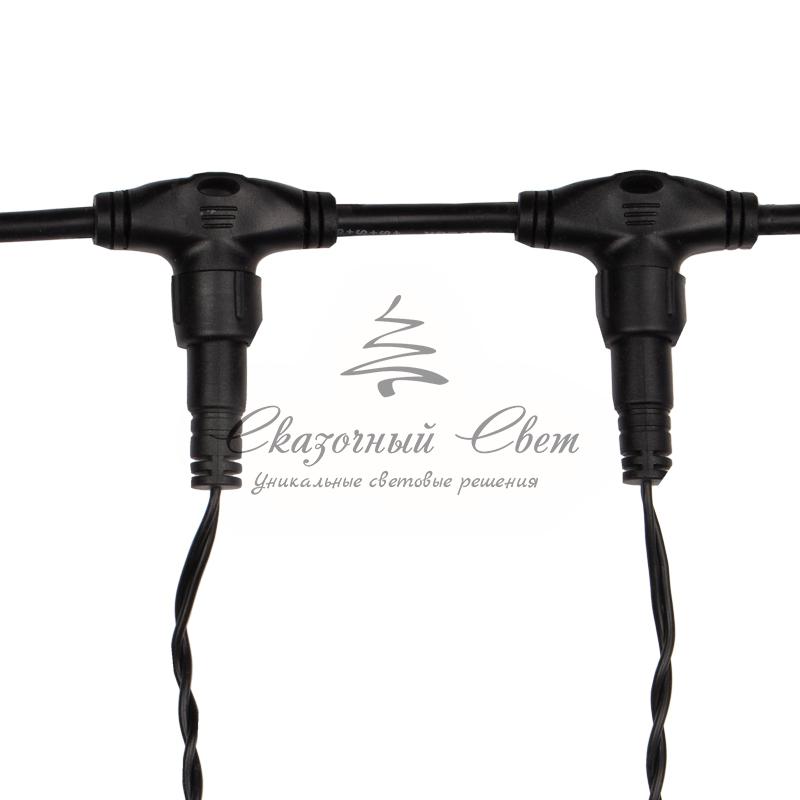 Гирлянда «Светодиодный дождь» 2х3 м, постоянное свечение, черный провод, 230 В, диоды синие, 760 LED - Image 5