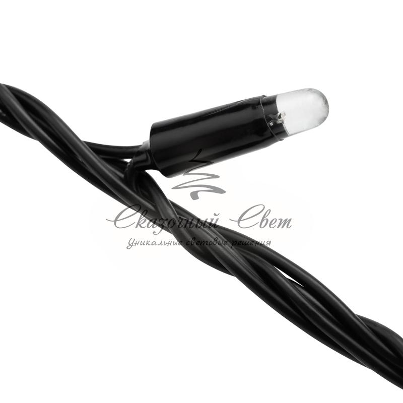 Гирлянда "Светодиодный Дождь" 2х6м, эффект водопада, черный провод, 230 В, диоды СИНИЕ - Image 5