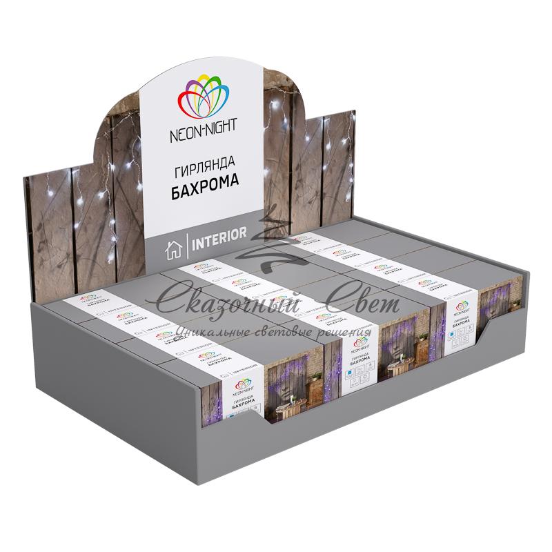 Гирлянда Айсикл (бахрома) светодиодный, 1,8 х 0,5 м, прозрачный провод, 230 В, диоды RGB - Image 5