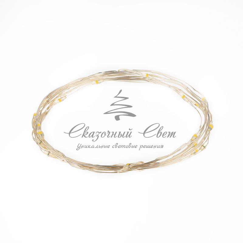 Гирлянда светодиодная «Роса» 2 м, 20 LED, теплое белое свечение NEON-NIGHT - Image 5