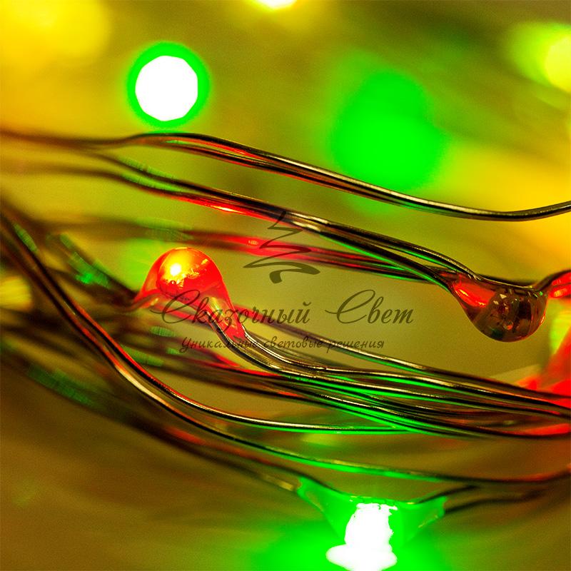 Гирлянда "Роса", 2 м, 20 диодов, цвет RGB - Image 5