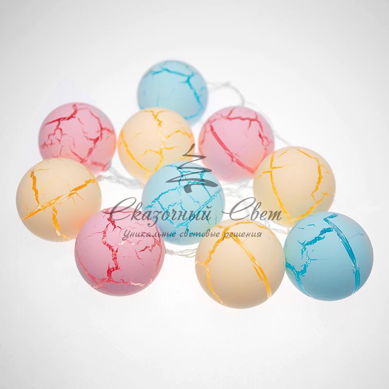 Гирлянда светодиодная «Карамельки» 1.5 м, прозрачный ПВХ, 10 LED, теплый белый, питание 2 х АА (батарейки не в комплекте) - Image 5