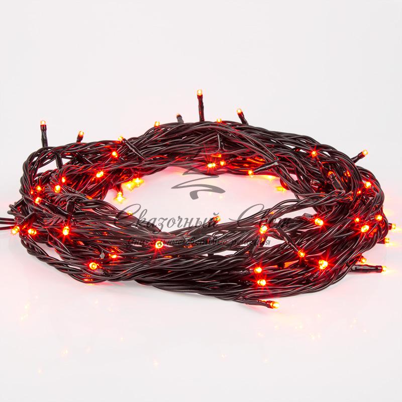 Гирлянда "Твинкл Лайт" 10 м, черный ПВХ, 100 диодов, цвет красный - Image 5