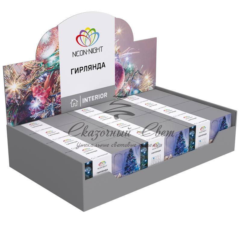 Гирлянда "Твинкл Лайт" 6 м, прозрачный ПВХ, 40 LED, цвет Белый - Image 5