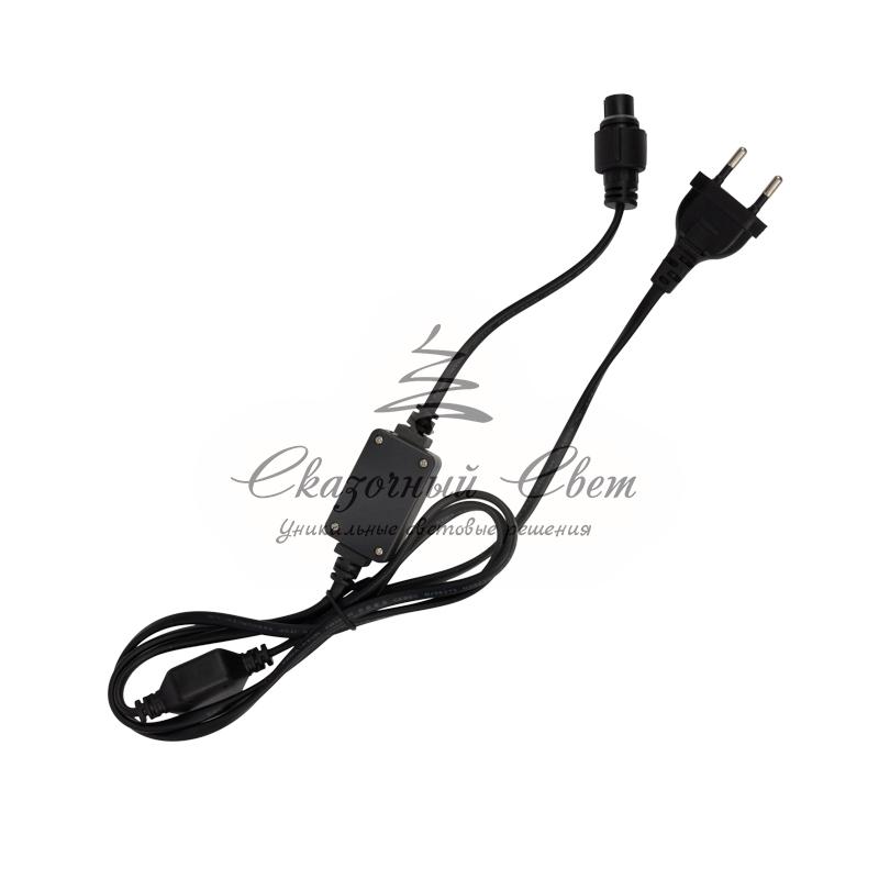 Гирлянда "Мультишарики" Ø38 мм, 10 м, черный ПВХ, 40 диодов, цвет RGB - Image 5