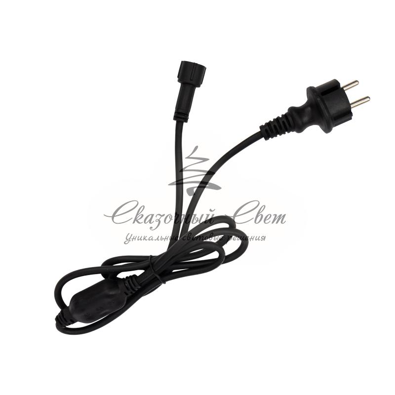 Гирлянда Мультишарики Ø23 мм, 10 м, черный каучук, 80 LED, свечение с динамикой, цвет RGB - Image 5