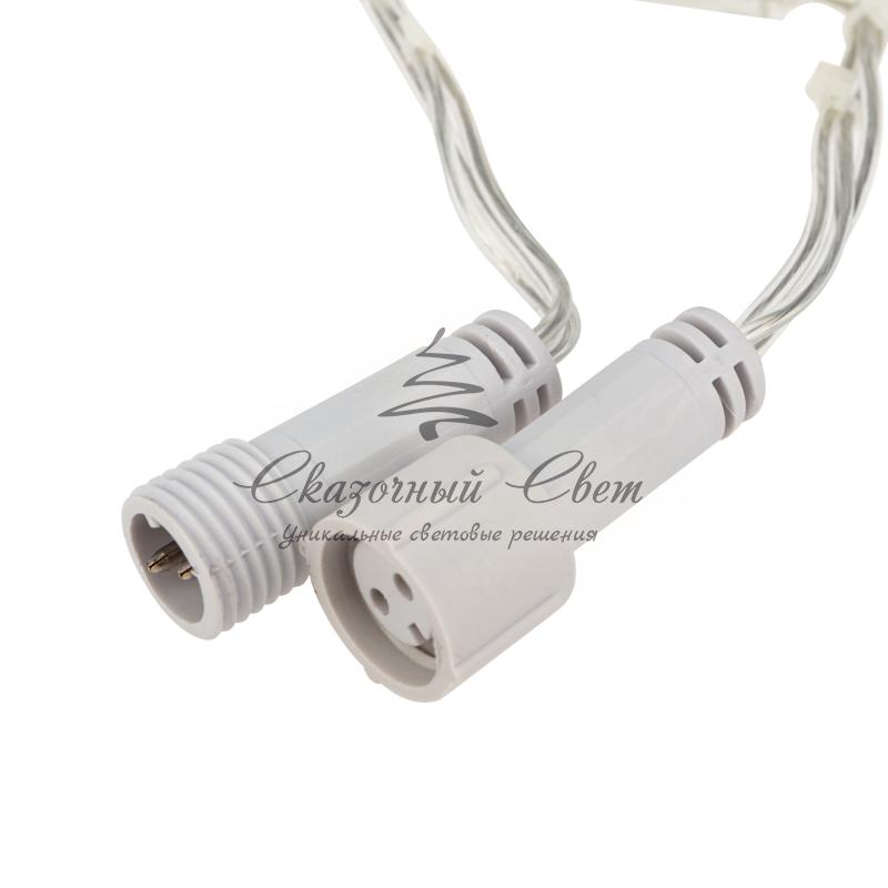 Гирлянда Нить 10м, с эффектом мерцания, прозрачный ПВХ, 24В, цвет Тёплый белый - Image 5