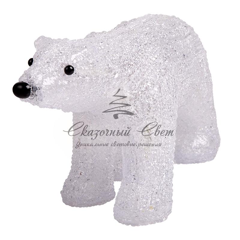 Акриловая светодиодная фигура "Медведь" 34,5х12х17 см, 4,5 В, 3 батарейки AA (не входят в комплект), 24 светодиода, NEON-NIGHT - Image 5
