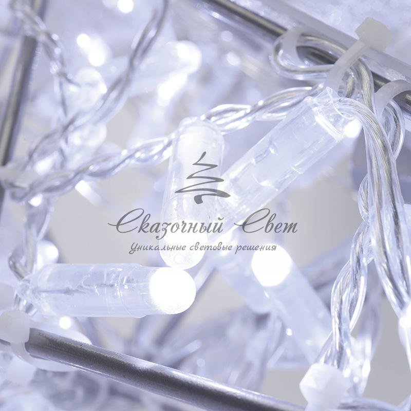 Светодиодная фигура «Звезда» 50 см, 80 светодиодов, с трубой и подвесом, цвет свечения белый NEON-NIGHT - Image 5