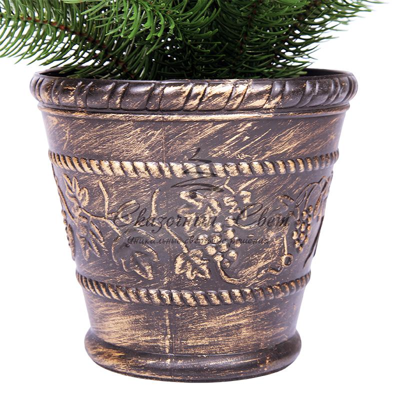 Елочка 45см в пластиковом горшке, Литая - Image 5