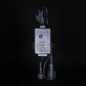 Контроллер для Cиликоновых Нитей 24В с Возможностью Управления, до 600 LED, Провод Черный Каучук, IP65