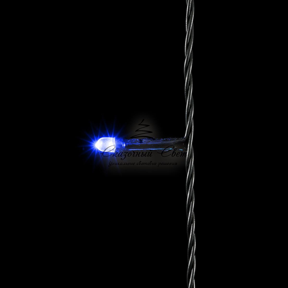 Гирлянда Нить 10м Разноцветная 24В, 100 LED, Провод Черный Каучук, IP54 - Image 2