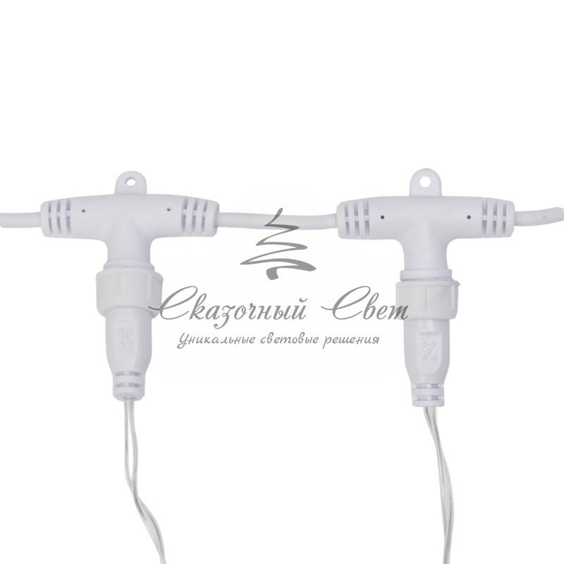 Гирлянда "Светодиодный Дождь" 2х3м, постоянное свечение, прозрачный провод, 230 В, диоды СИНИЕ - Image 6