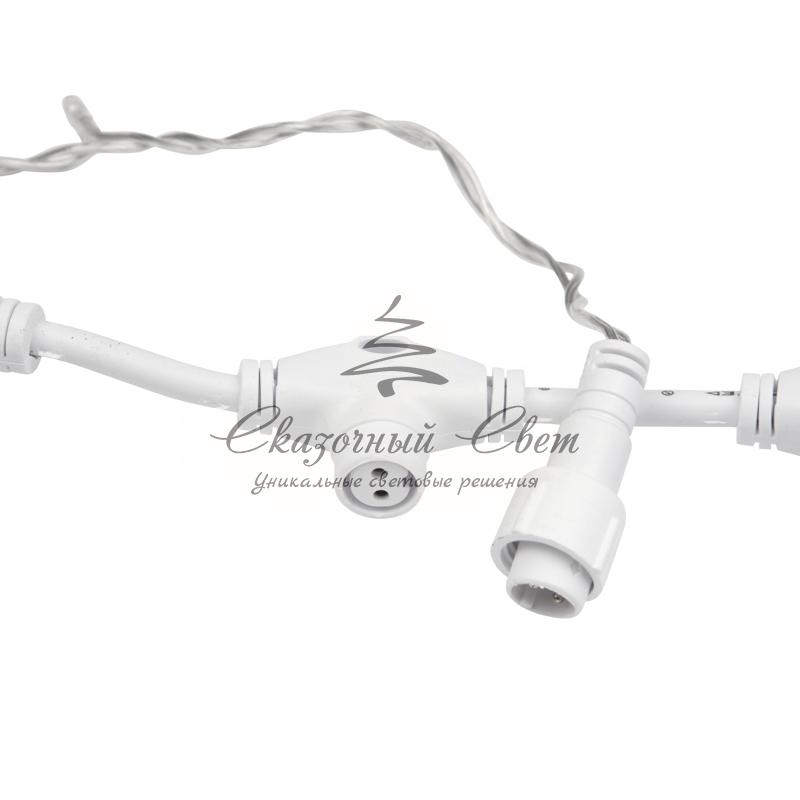 Гирлянда "Светодиодный Дождь" 2х1,5м, постоянное свечение, прозрачный провод, 230 В, диоды ЖЁЛТЫЕ - Image 6