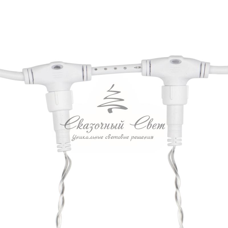 Гирлянда "Светодиодный Дождь" 2х1,5м, постоянное свечение, прозрачный провод, 230 В, диоды ТЕПЛЫЙ БЕЛЫЙ - Image 6