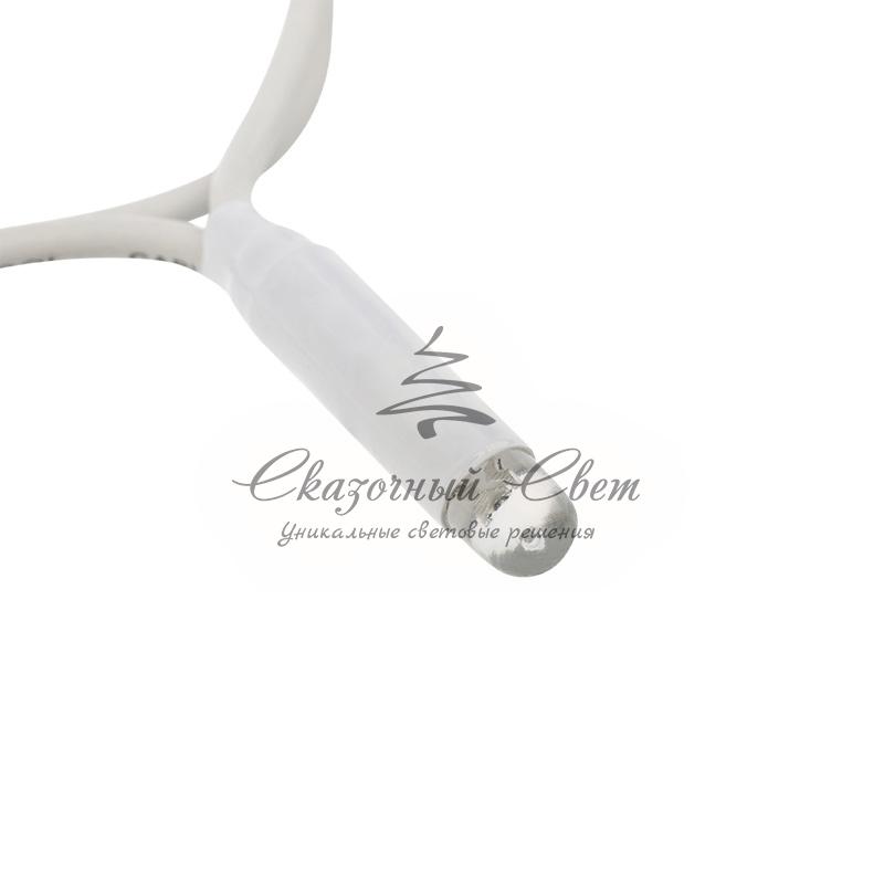 Гирлянда "Светодиодный Дождь" 2х1,5м, постоянное свечение, белый провод "КАУЧУК", 230 В, диоды СИНИЕ - Image 6