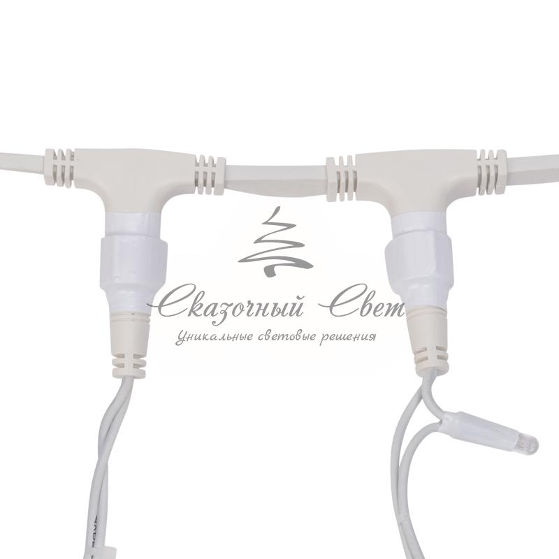 Гирлянда "Светодиодный Дождь" 2х3м, постоянное свечение, белый провод "КАУЧУК", 230 В, диоды ЗЕЛЕНЫЕ - Image 6