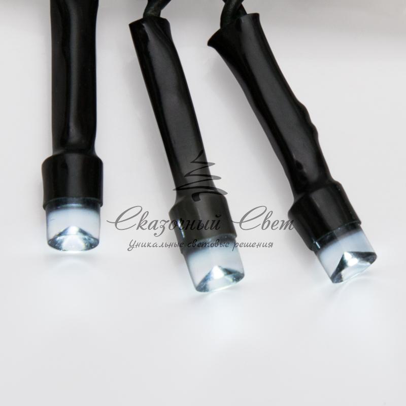 Гирлянда "Твинкл Лайт" 10 м, темно-зеленый ПВХ, 80 LED, цвет белый - Image 6