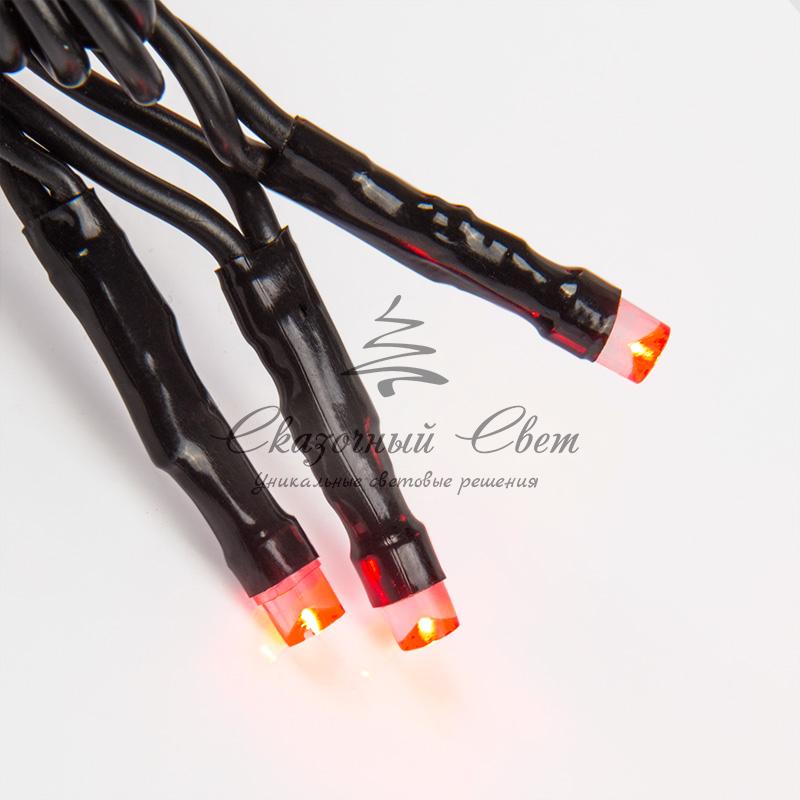 Гирлянда "Твинкл Лайт" 10 м, черный ПВХ, 100 диодов, цвет красный - Image 6