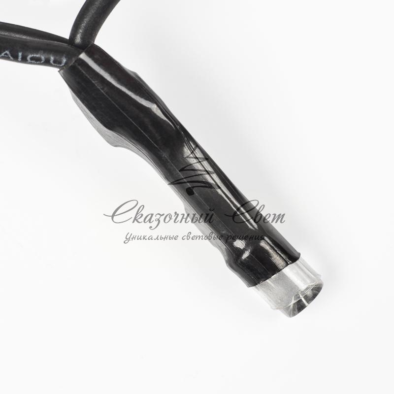 Гирлянда "Твинкл Лайт" 10 м, черный ПВХ, 100 диодов, цвет ТЕПЛЫЙ БЕЛЫЙ - Image 6